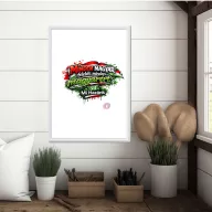 Mi hazánk szlogen - falikép 21x30 cm