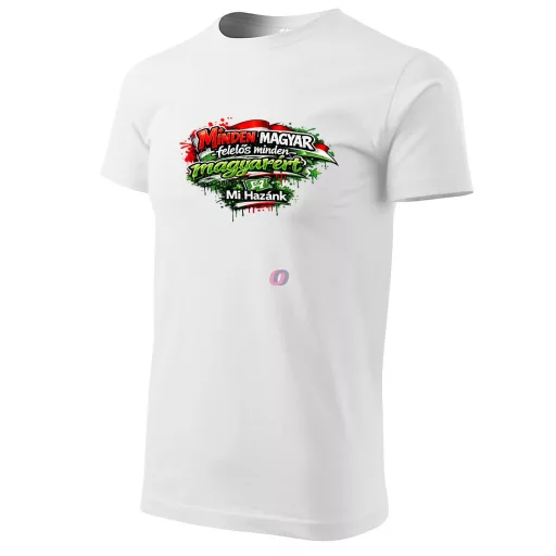 Mi hazánk szlogen - póló felnőtt / gyerek méretekben többféle színben