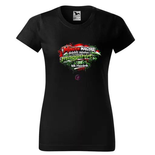 Mi hazánk szlogen - póló felnőtt / gyerek méretekben többféle színben