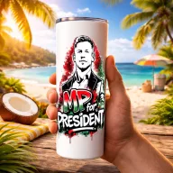   Magyar Péter for President -  fém Termosz  / tumbler 600 ml