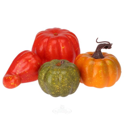 Dekoratív Tökök Hálós Csomagban – 2 Színváltozat