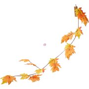 Őszi Levél Girland – 180 cm – Narancssárga