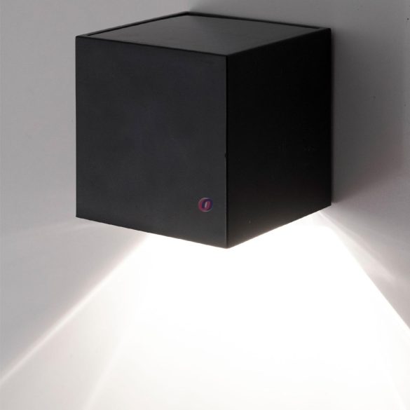 Napelemes fali lámpa, 1 db melegfehér SMD LED, cserélhető akkumulátor