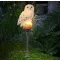 Szolár Bagoly lámpa leszúrható 35 cm, melegfehér LED