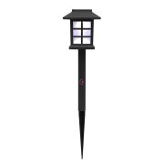   Szolár lámpa, leszúrható mini kandeláber, 2 hidegfehér LED 36,5 cm