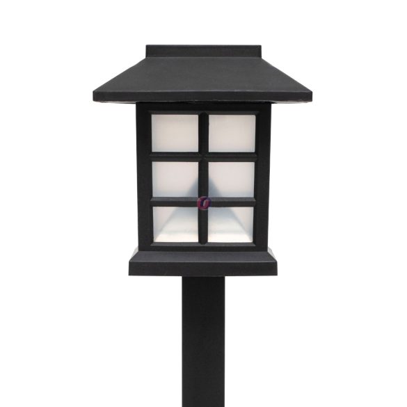 Szolár lámpa, leszúrható mini kandeláber, 2 hidegfehér LED 36,5 cm