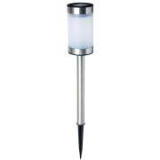   Színváltó Napelemes kerti lámpa, rozsdamentes acél 41,5cm