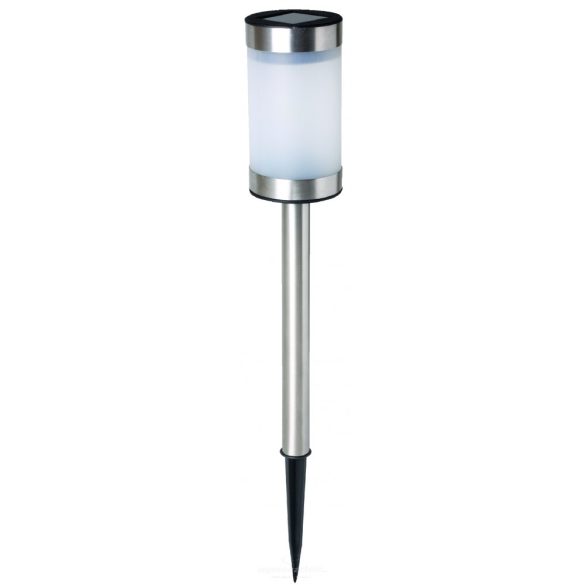 Színváltó Napelemes kerti lámpa, rozsdamentes acél 41,5cm