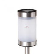   Home Solar lámpa fém, fehér és színváltós LED, színes dobozban MX 819/1