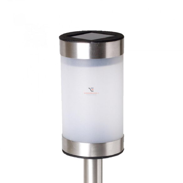 Home Solar lámpa fém, fehér és színváltós LED, színes dobozban MX 819/1