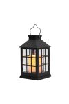Napelemes lámpás 12db melegfehér LED, valósághű lángeffekt, akkumulátor Home MXLTN1