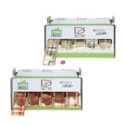   Szalag környezetbarát kockás 40mmx5mx5 fehér/piroarany 5 db-os szett