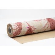   Csomagolópapír vízálló pampa mintás papír 750mmx25m bézs, bordó