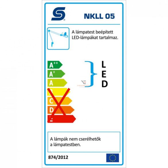 Home LED-es, nagyítós lámpa, asztallapra szerelhető NKLL 05