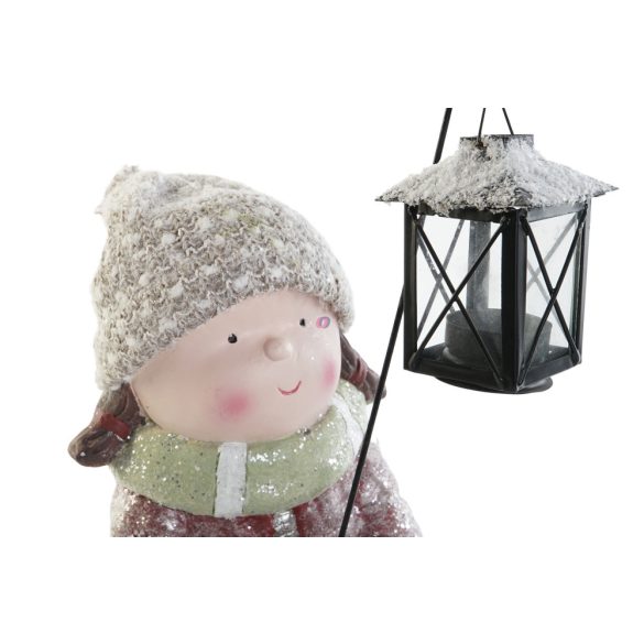 Luxury XL Vintage Karácsonyi gyerek figura 34 cm fiú/lány