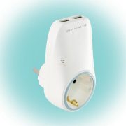   Home USB hálózati töltő, 2.1A, hálózati aljzattal NV 2100 USB