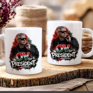 Orbán Viktor for President -  bögre fehér