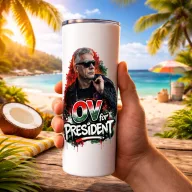   Orbán Viktor for President -  fém Termosz  / tumbler 600 ml