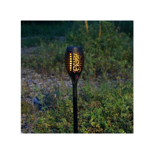 Lánghatású napelemes fákyla lámpa 51 cm 12 LED