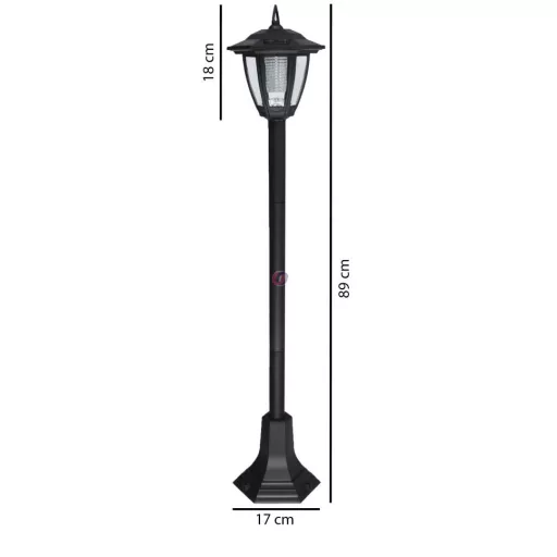 Napelemes állólámpa Kandeláber 89 cm 2in1 New design
