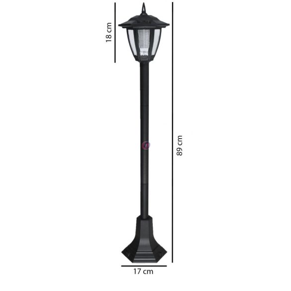 Napelemes állólámpa Kandeláber 89 cm 2in1 New design