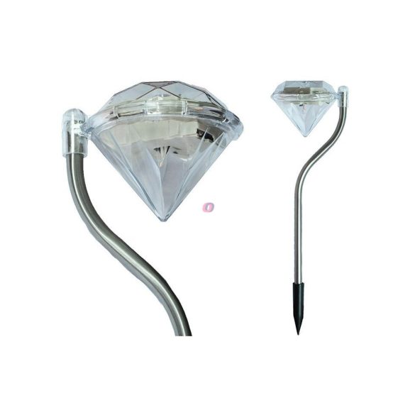 Exkluzív napelemes gyémánt lámpa Színváltó+fehér funkció "Diamond"