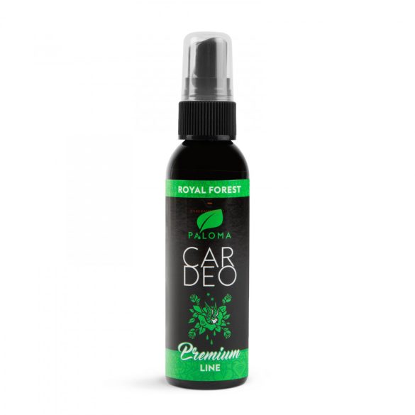 Illatosító - Paloma Car Deo - prémium line parfüm - Royal forest - 65 ml