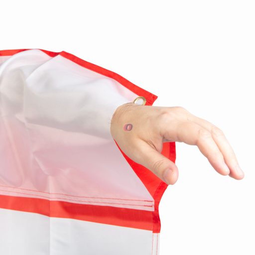 Óriás szurkolói magyar zászló XXL egyedi szöveggel 90x150 cm