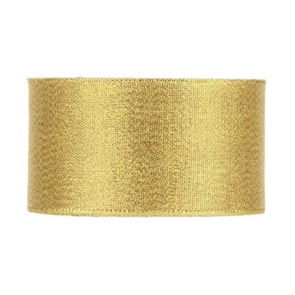 Karácsonyi mintás Szalag arany csillogós textil 50mmx90m 4 db / szett
