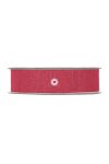 Szalag textil 25mmx25m piros, arany