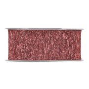   Szalag textil 40mmx15m piros fényes dekorációs kiegészítő
