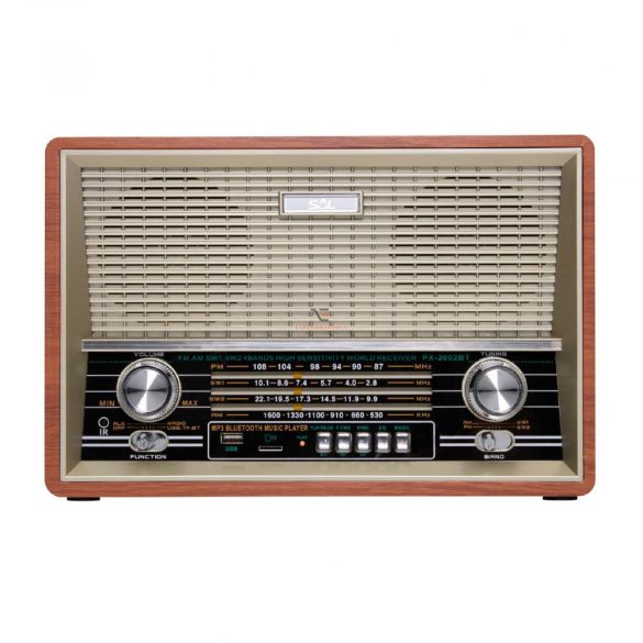 Home Retro asztali rádió, MP3-BT, 4 sávos RRT 4B