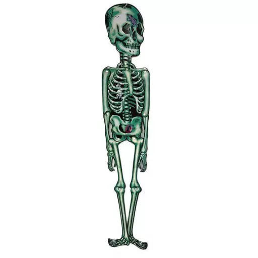 XL Halloweeni csontváz, 106  cm 3 féle választható kivitel PP, Papír