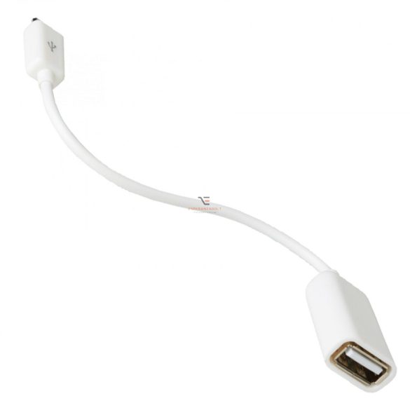 Home OTG kábel, microUSB dugó-USB aljzat SA 044