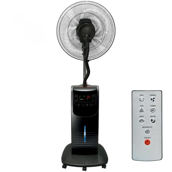 Home Párásító ventilátor, fekete, 90 W SFM 42/BK