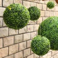   Óriás buxus gömb napelemes világítással 47 cm 100 LED IP44
