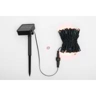 200LED Napelemes fényfüzér melegfehér 14 m