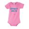 Személyre szabható Baba body Rózsaszín, egyedi nyomattal hozott grafikával