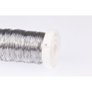 Dekordrót sima 0,5 mm ezüst 100 gr