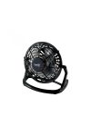 Home Asztali USB ventilátor, 10cm, fekete TF 10 USB