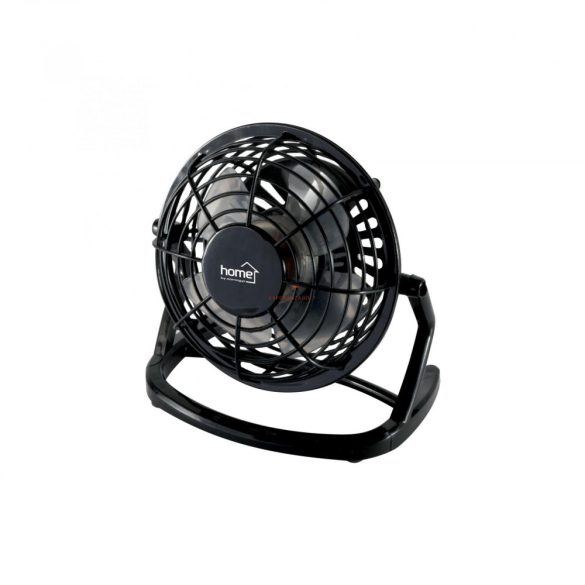 Home Asztali USB ventilátor, 10cm, fekete TF 10 USB