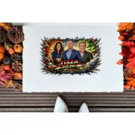 Tisza Trió 2026- mintás szőnyeg 60X40 cm törtfehér