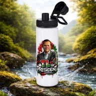 Toroczkai for President-  fém kulacs 850 ml