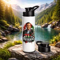 Toroczkai for President-  fém kulacs 750 ml