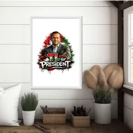 Toroczkai for President- falikép 21x30 cm