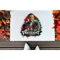   Toroczkai for President- mintás szőnyeg 60X40 cm törtfehér