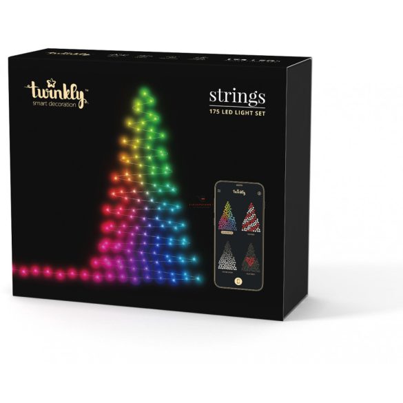 Twinkly okos fényfüzér 175 LED IP44 Wi-Fi