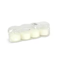 4 db-os mécses betét - 5,5 x Ø5 cm - szín: fehér