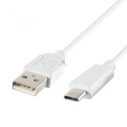 Home USB-C töltőkábel, 1m, fehér USBC 1