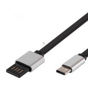 Home USB-C töltőkábel, lapos, 2m USBF C2